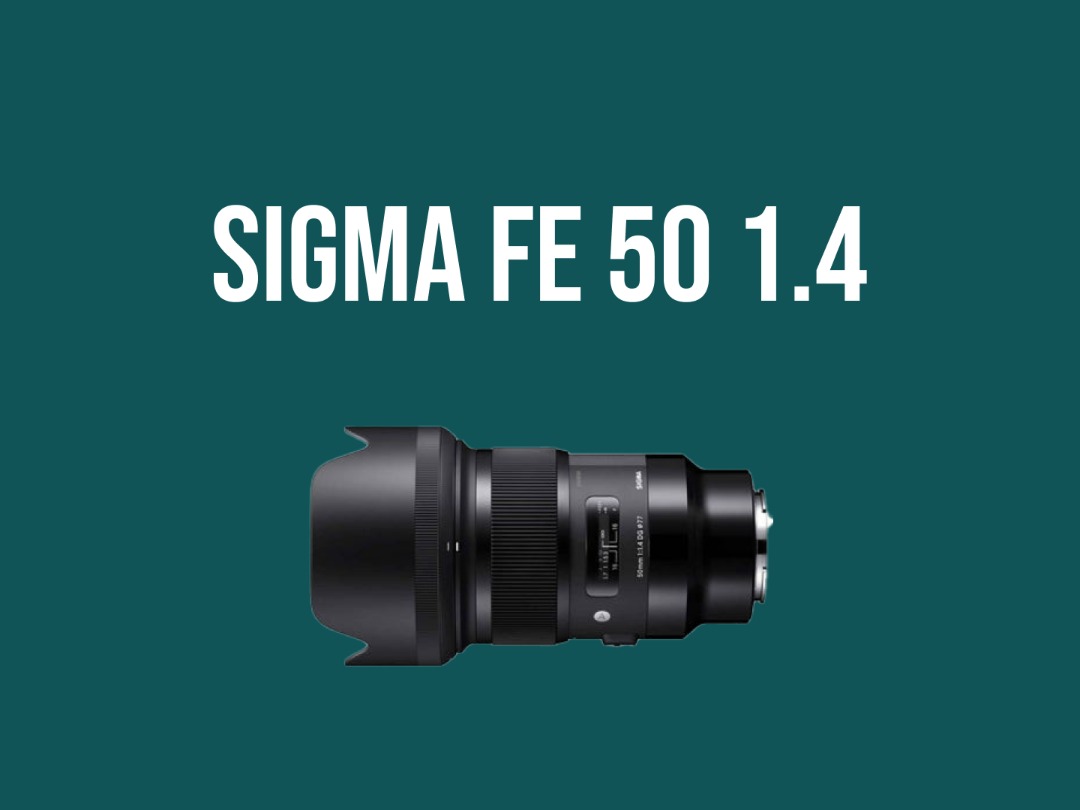 Sigma 50mm f/1,4 art till sony fe