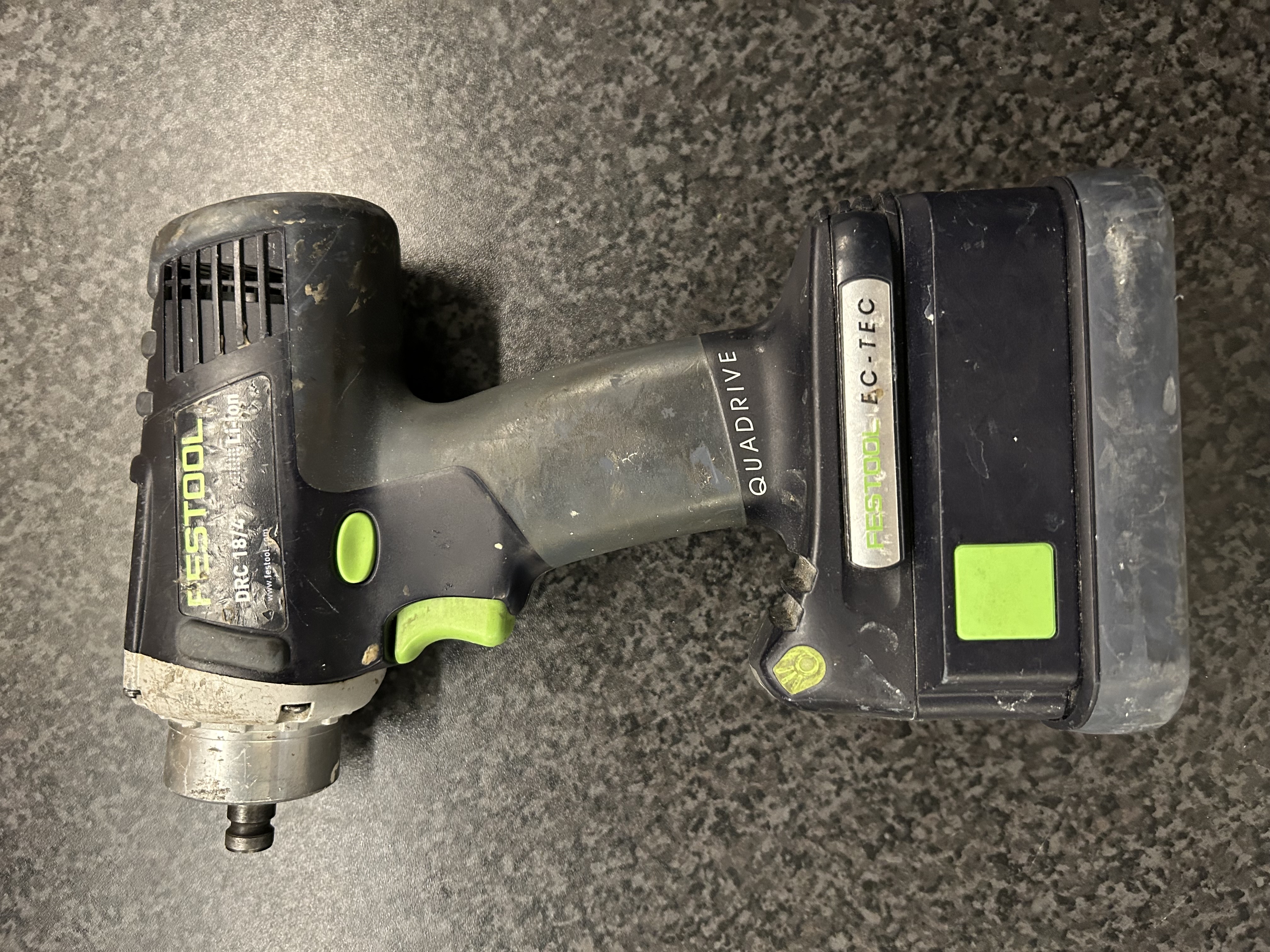 Skurdragare festool med tillbehör/bits 