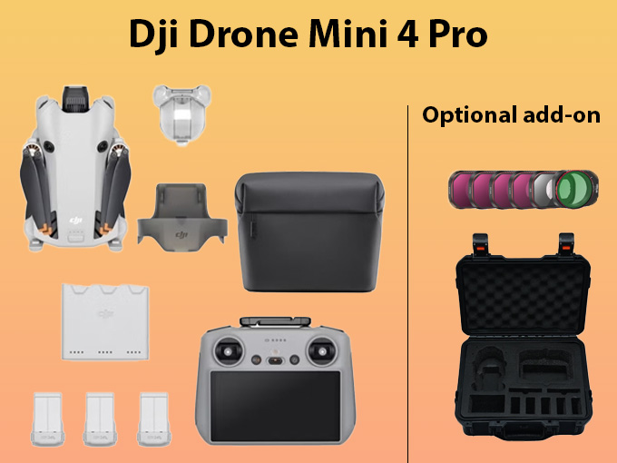 Dji mini 4 pro fly more combo (dji rc 2)