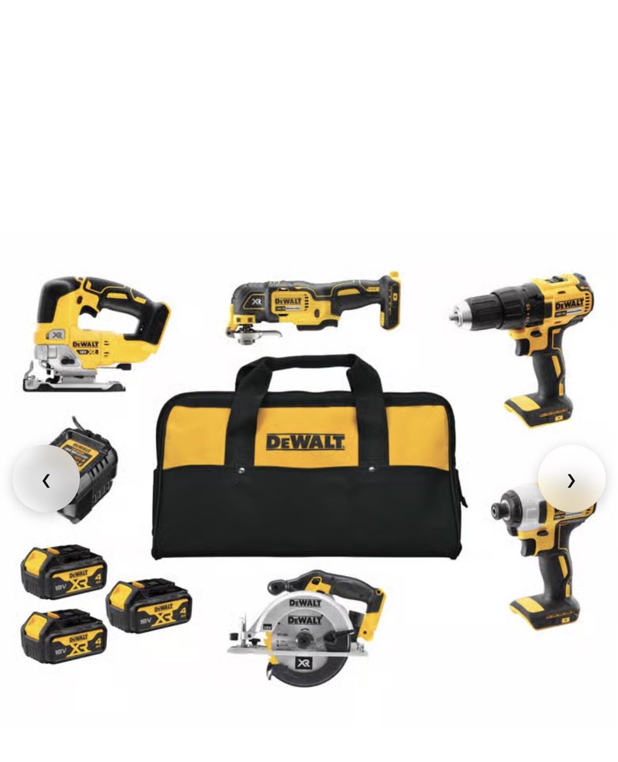 Dewalt verktøysett 