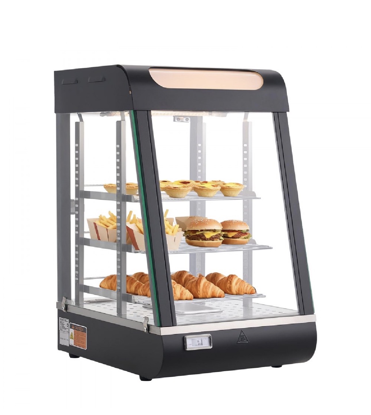 3-vånings värmemonter (matvärmardisplay) 800w