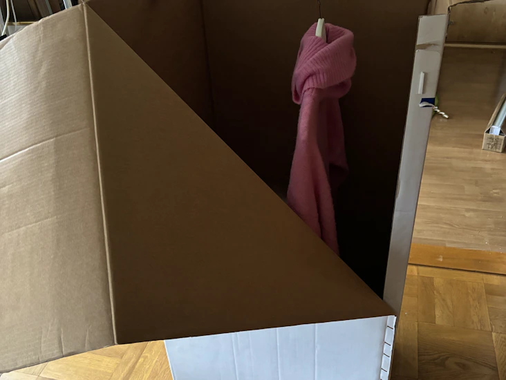 Portabel garderob /flytt garderob