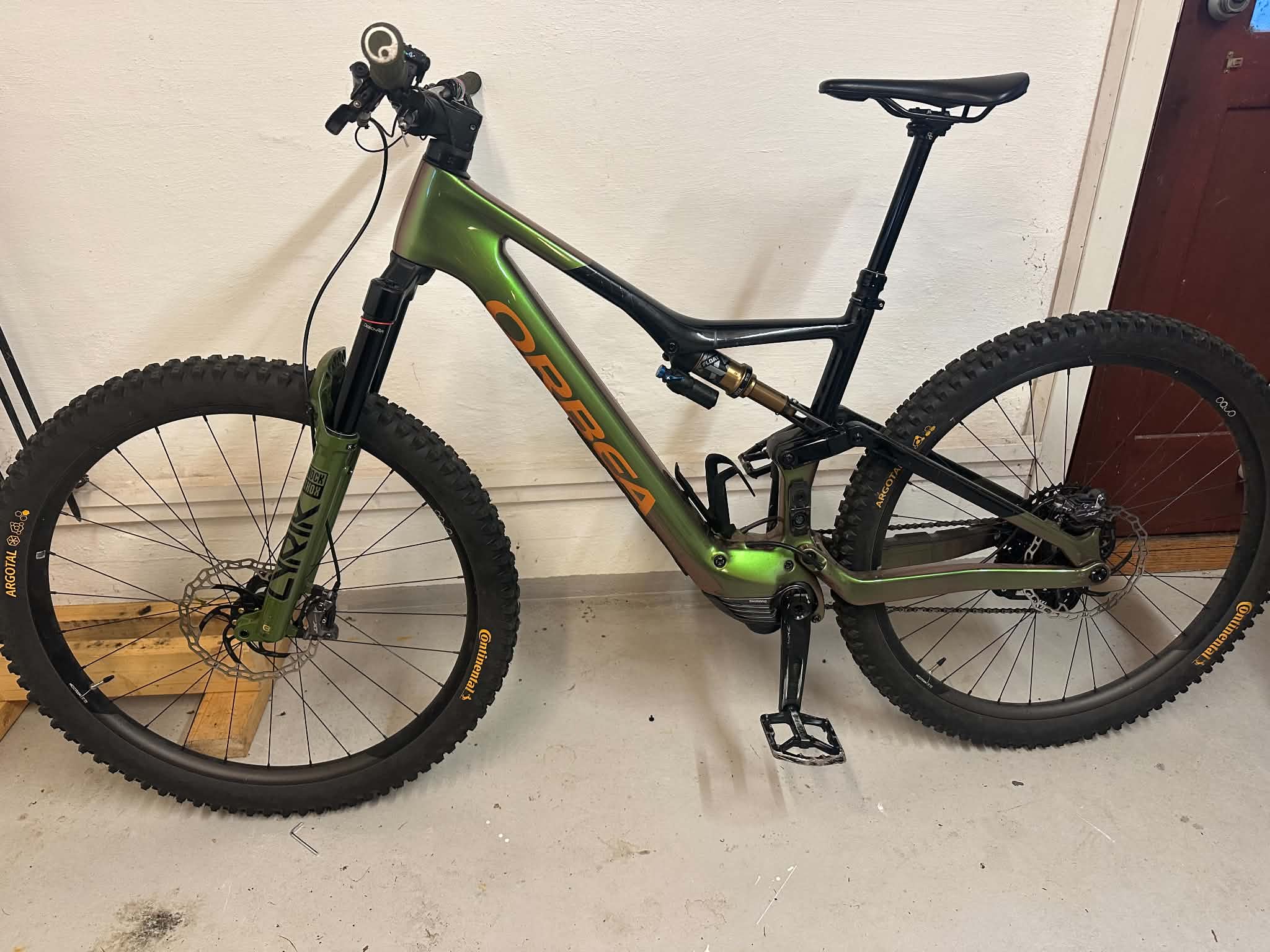 Orbea rise h20, oppgradert, carbon, størrelse large