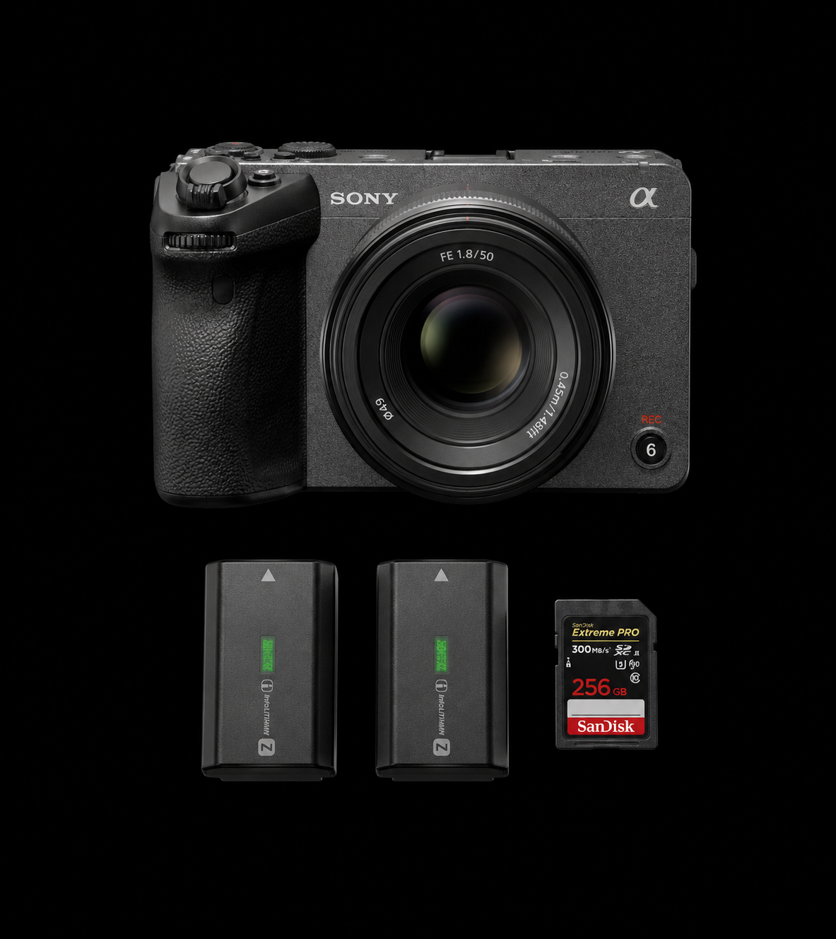 Sony fx30 with x2 lenses and x2 batteries