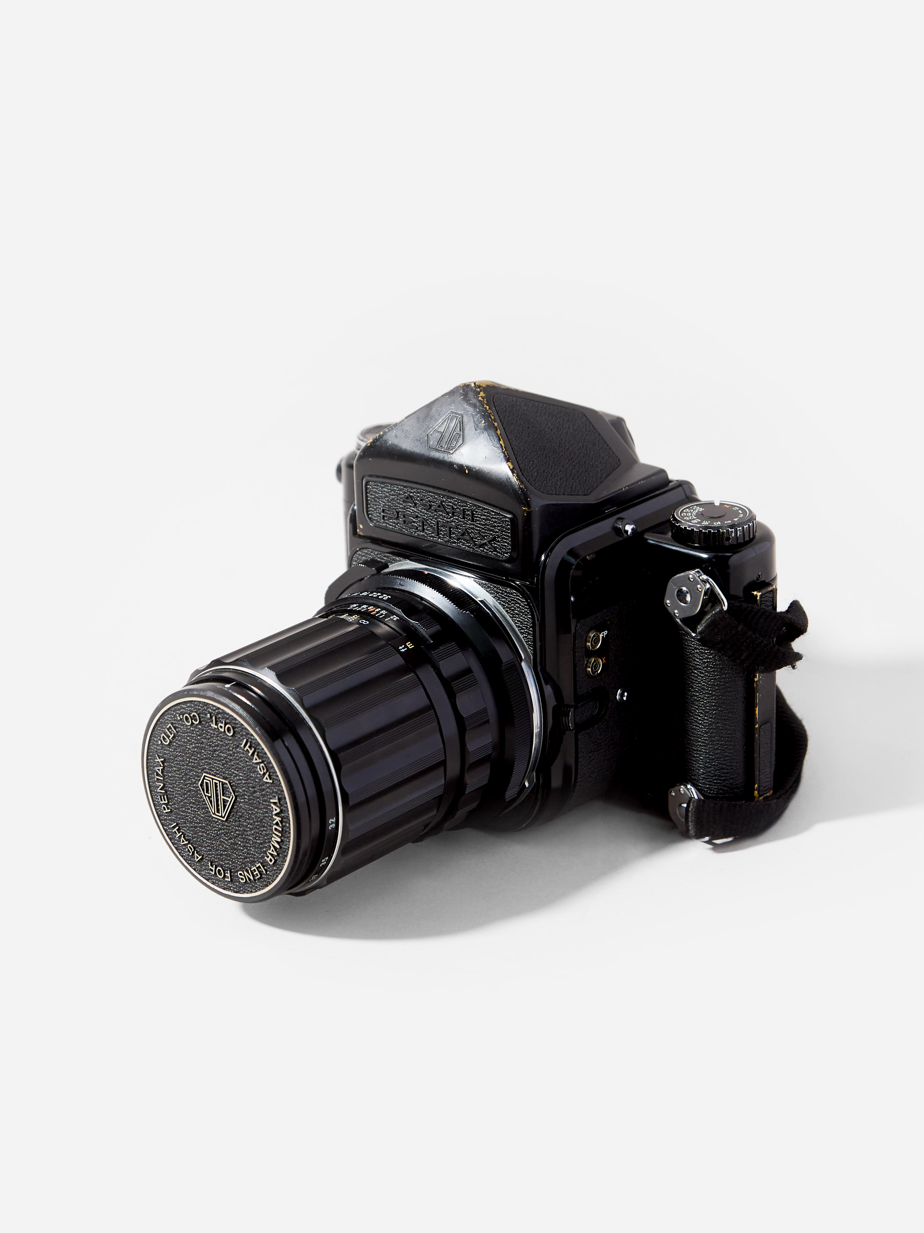 Pentax 6x7  body with 135 macro-takumar / 6x7 lens
