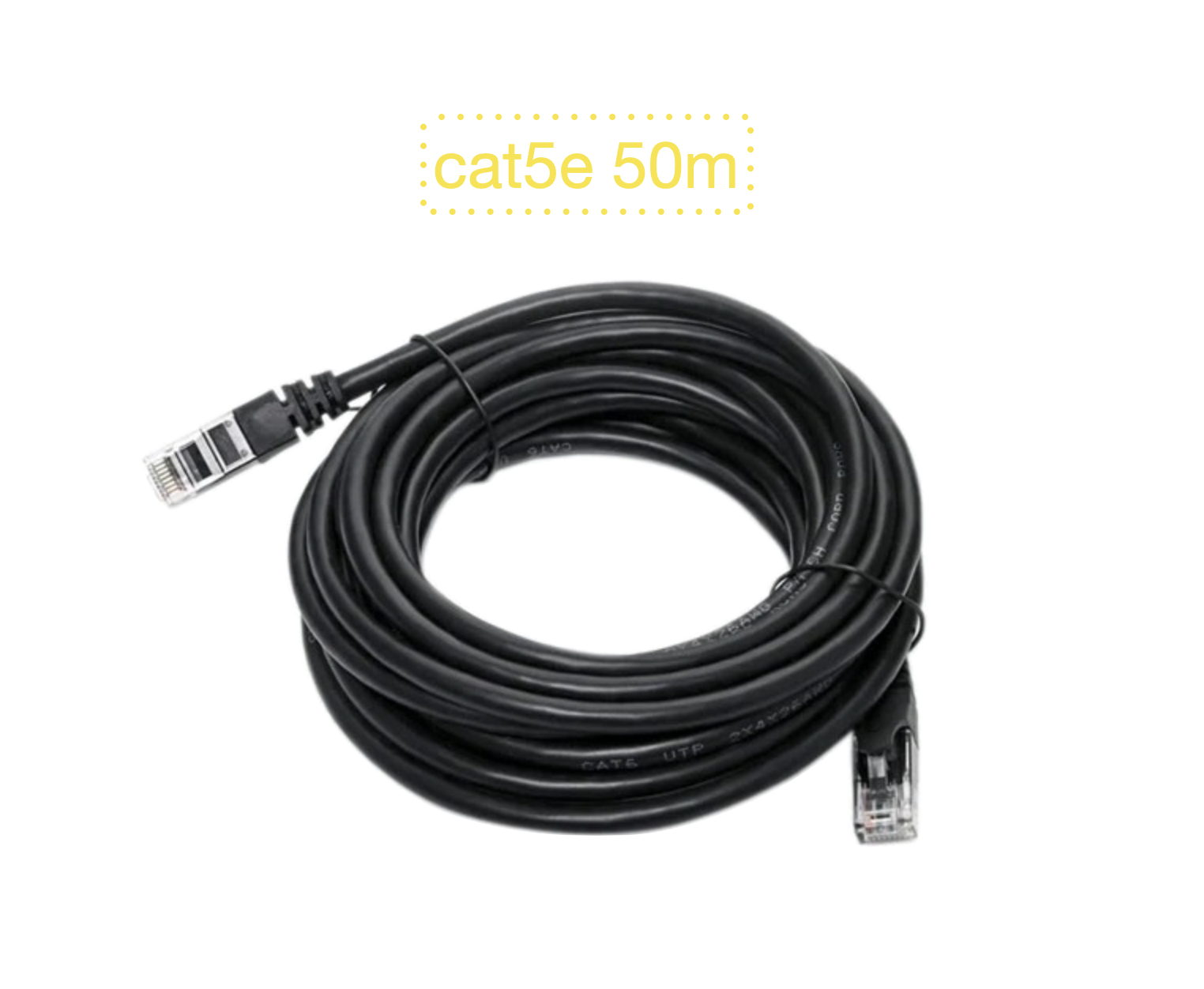 Ethernet rj45 cat5e 50m