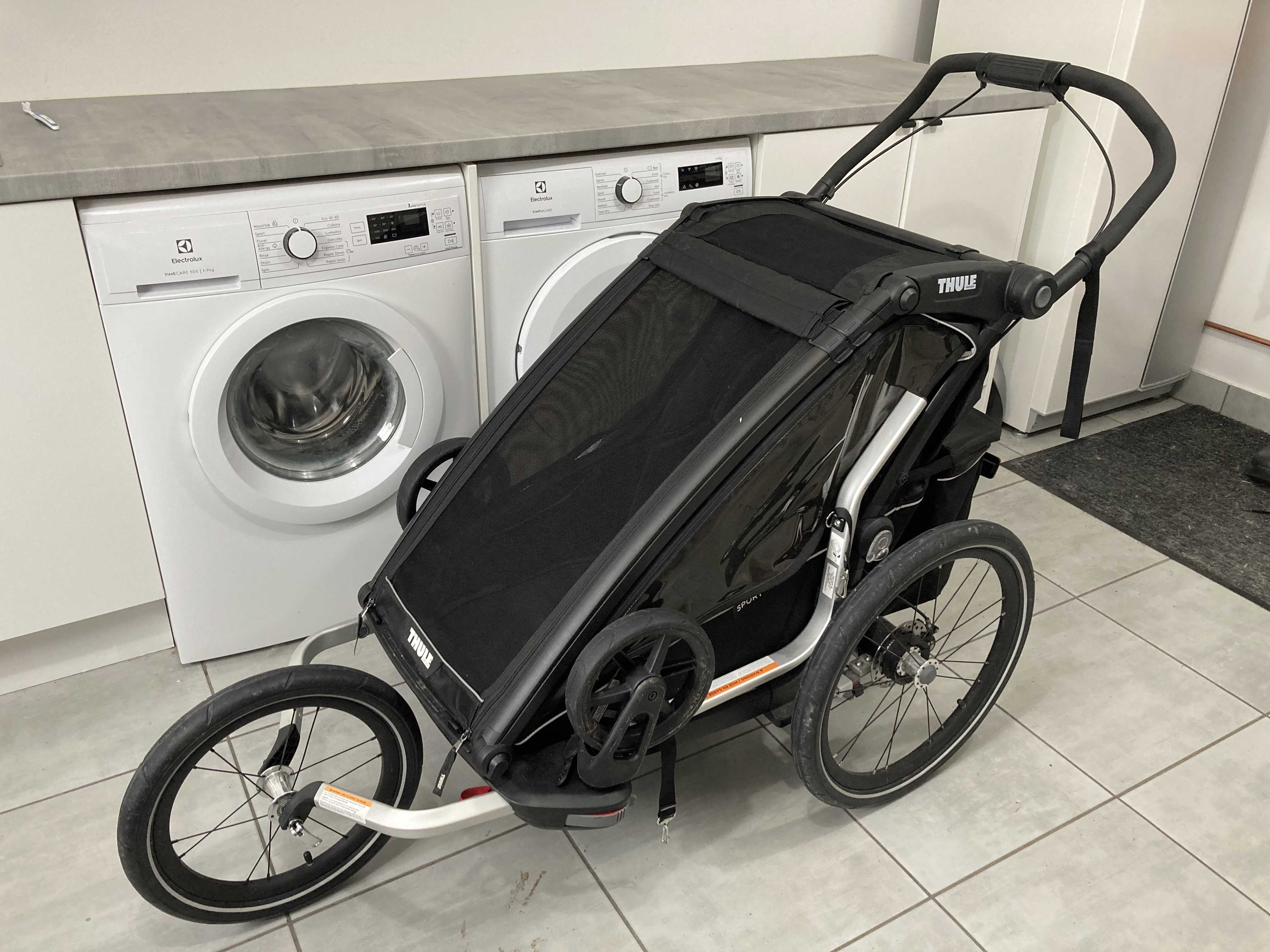 Thule chariot sport 1 - jog,cykel och skidkit 