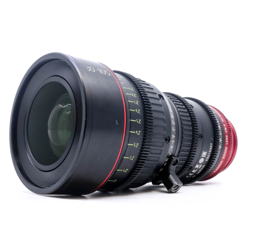 Canon 30-105mm cn-e t2.8 zoom lens ef mount