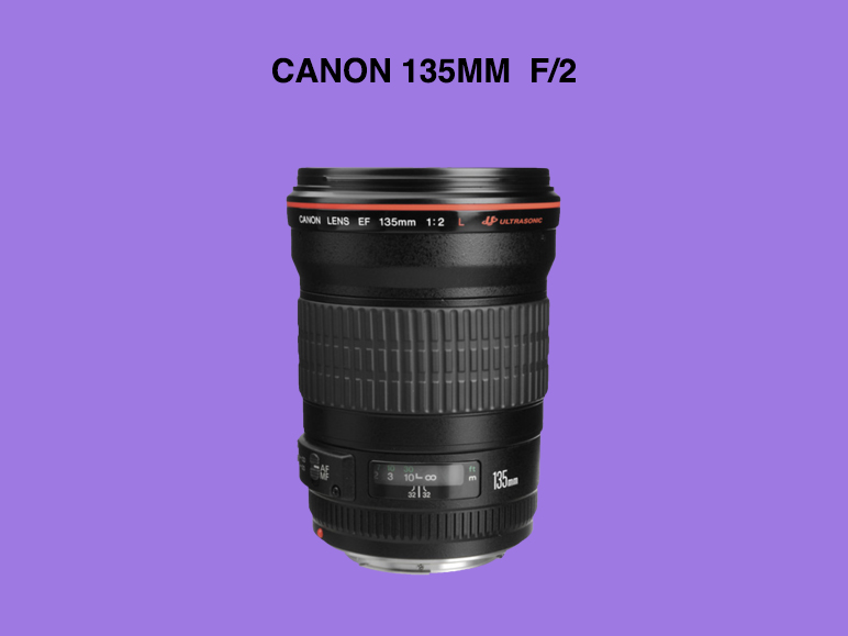 Canon ef 135 mm f/2 usm lens