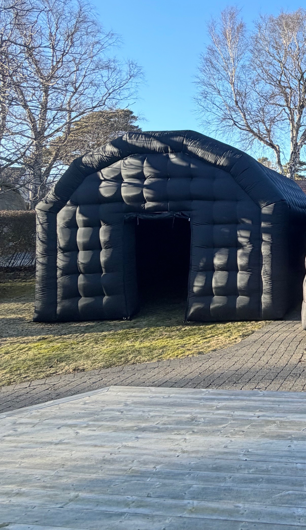 Uppblåsbart partytält 5x6m