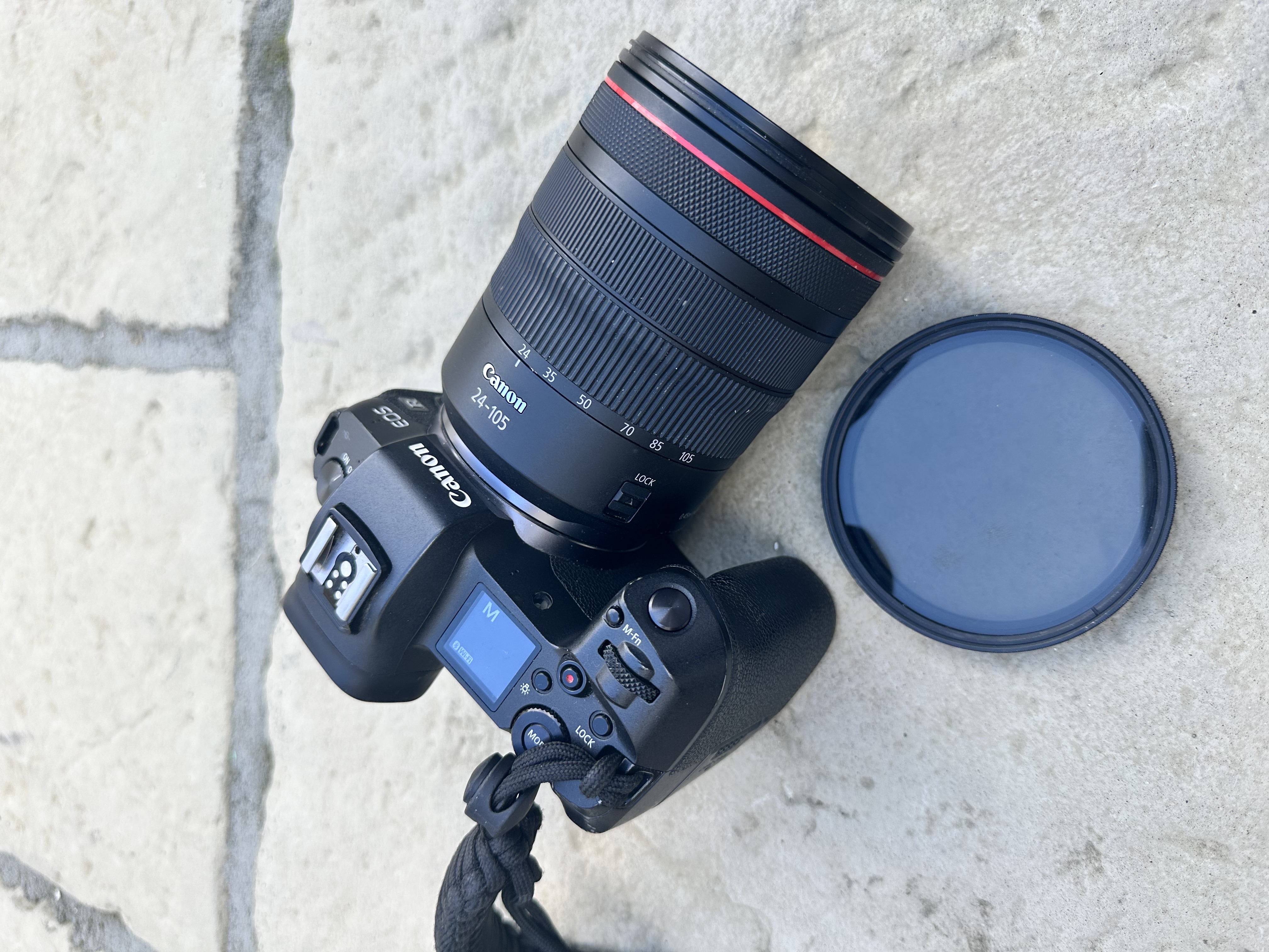Canon eos r with rf 24-105 lens 