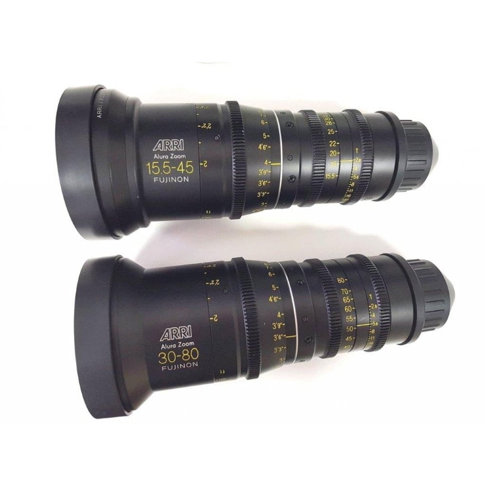 Arri x fujinon alura zoom 2 set 15.5mm - 45 & 30mm - 80mm