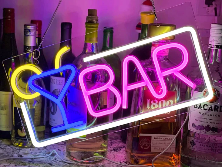 Bar (neonskylt #1)
