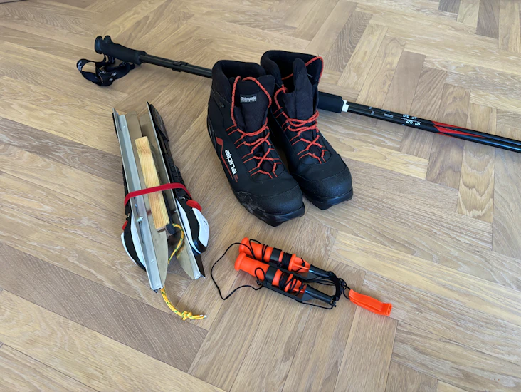 Långfärdsskridskor & pjäxor strl 47