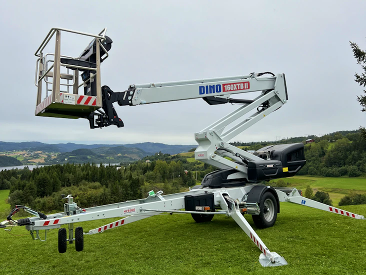 Ny dino 16-meter lift leies ut!