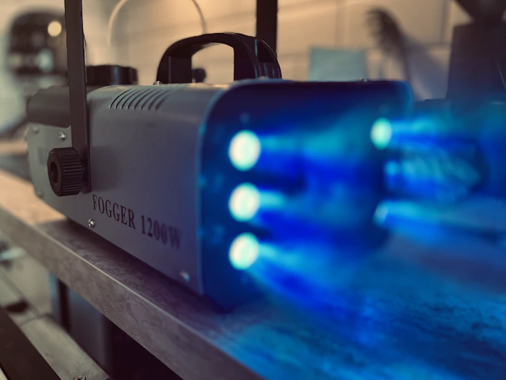 Proffsig rökmaskin med ljusshow