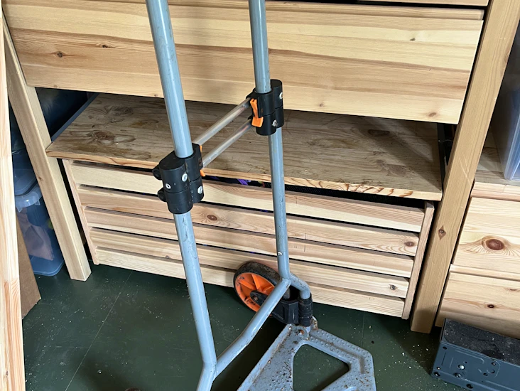 Hopfällbar säckkärra / transportkärra