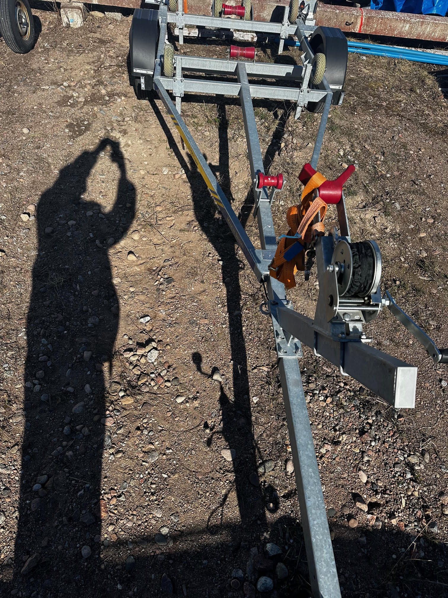 Båttrailer 80 km/h 750kg tk-trailer