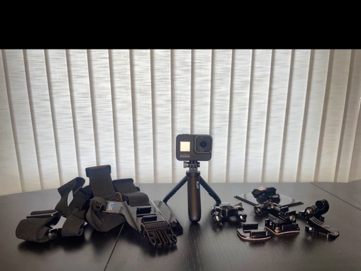 Gopro 8 black med tillbehör