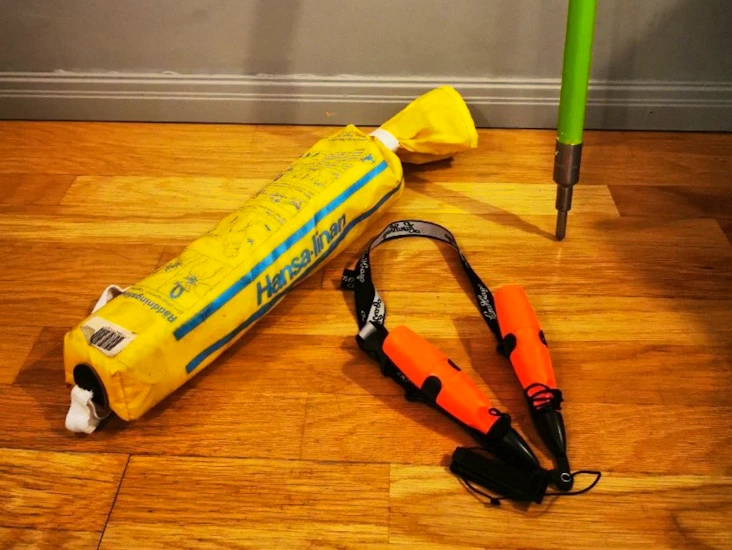 Långfärdsskridskor säkerhetsutrustning