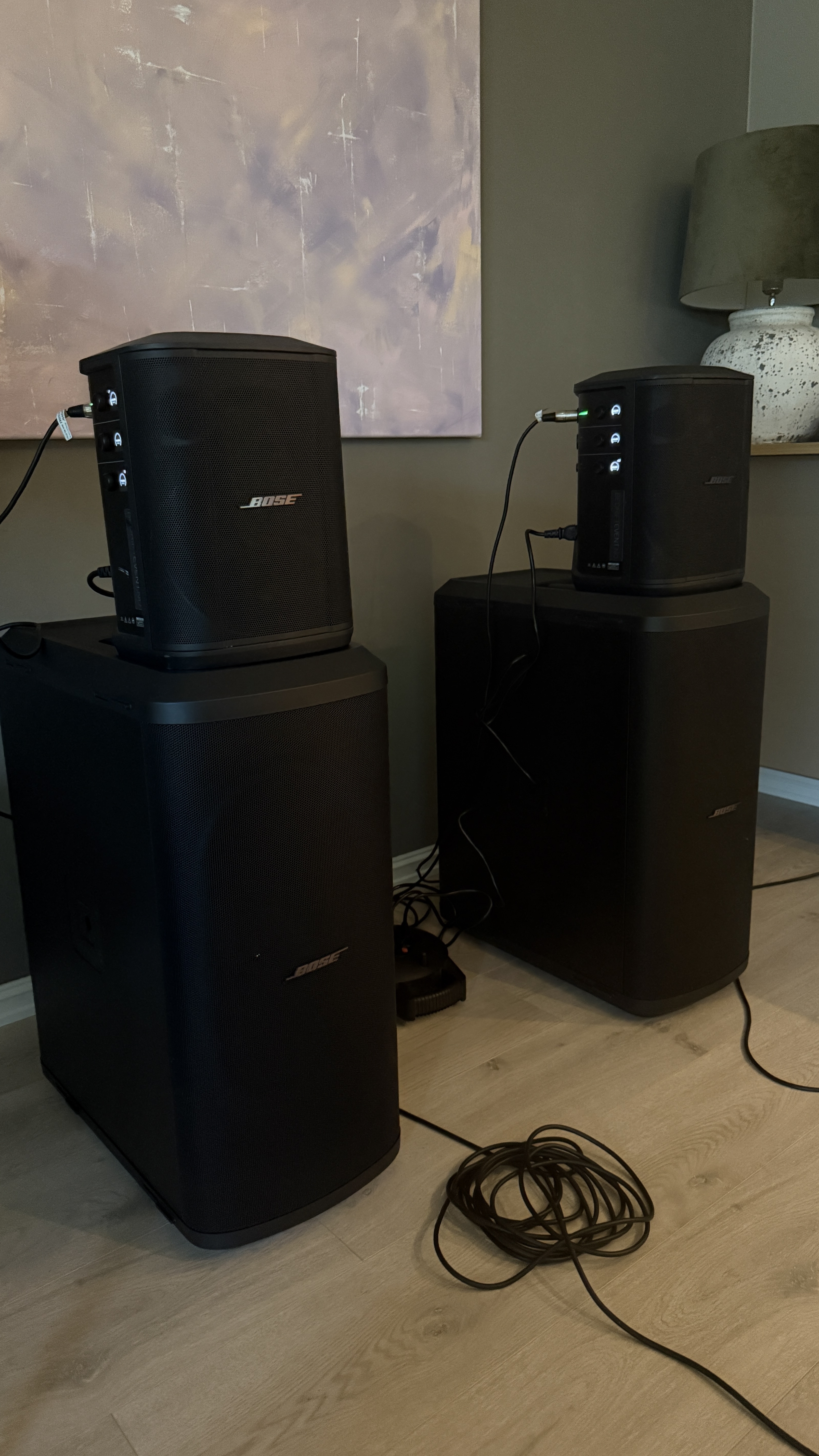 Bose pa høyttalere / til fest / komplett - 200 pers. 