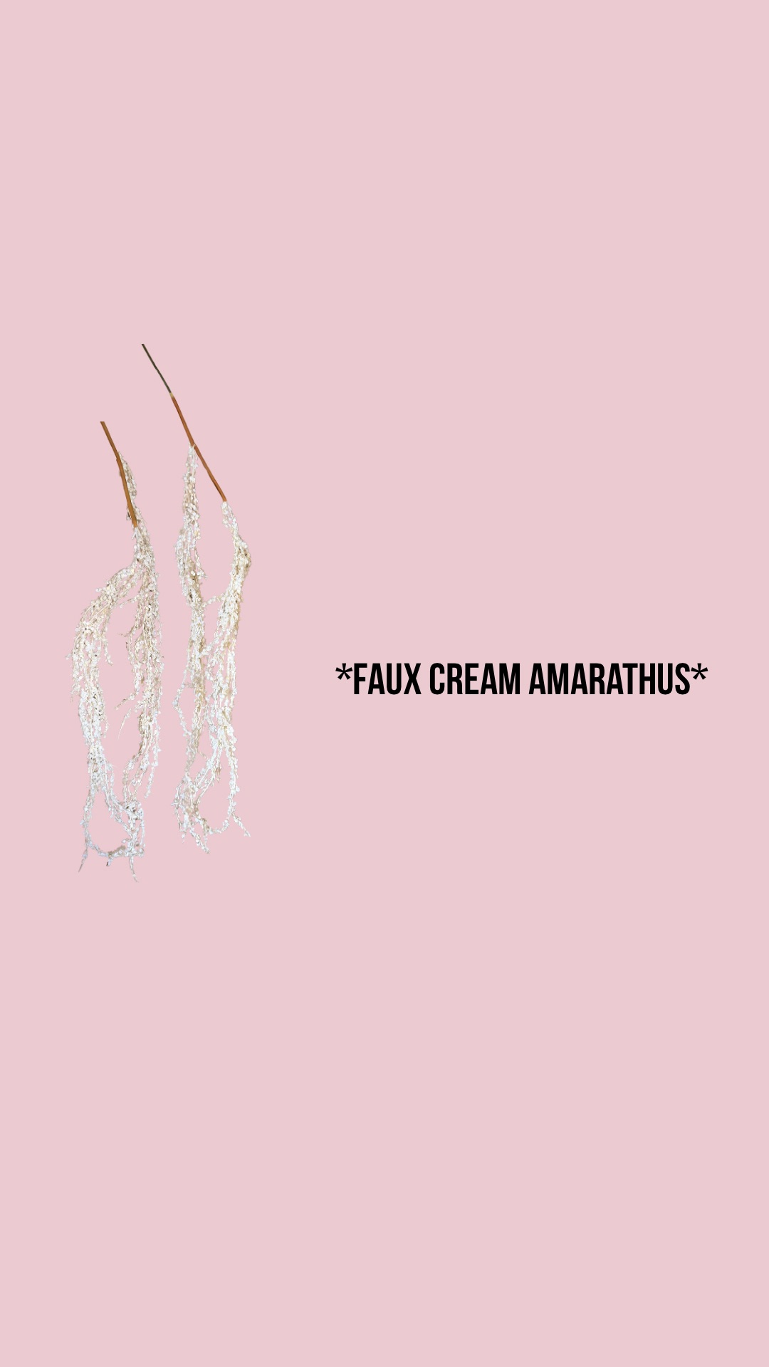 Faux amaranthus 