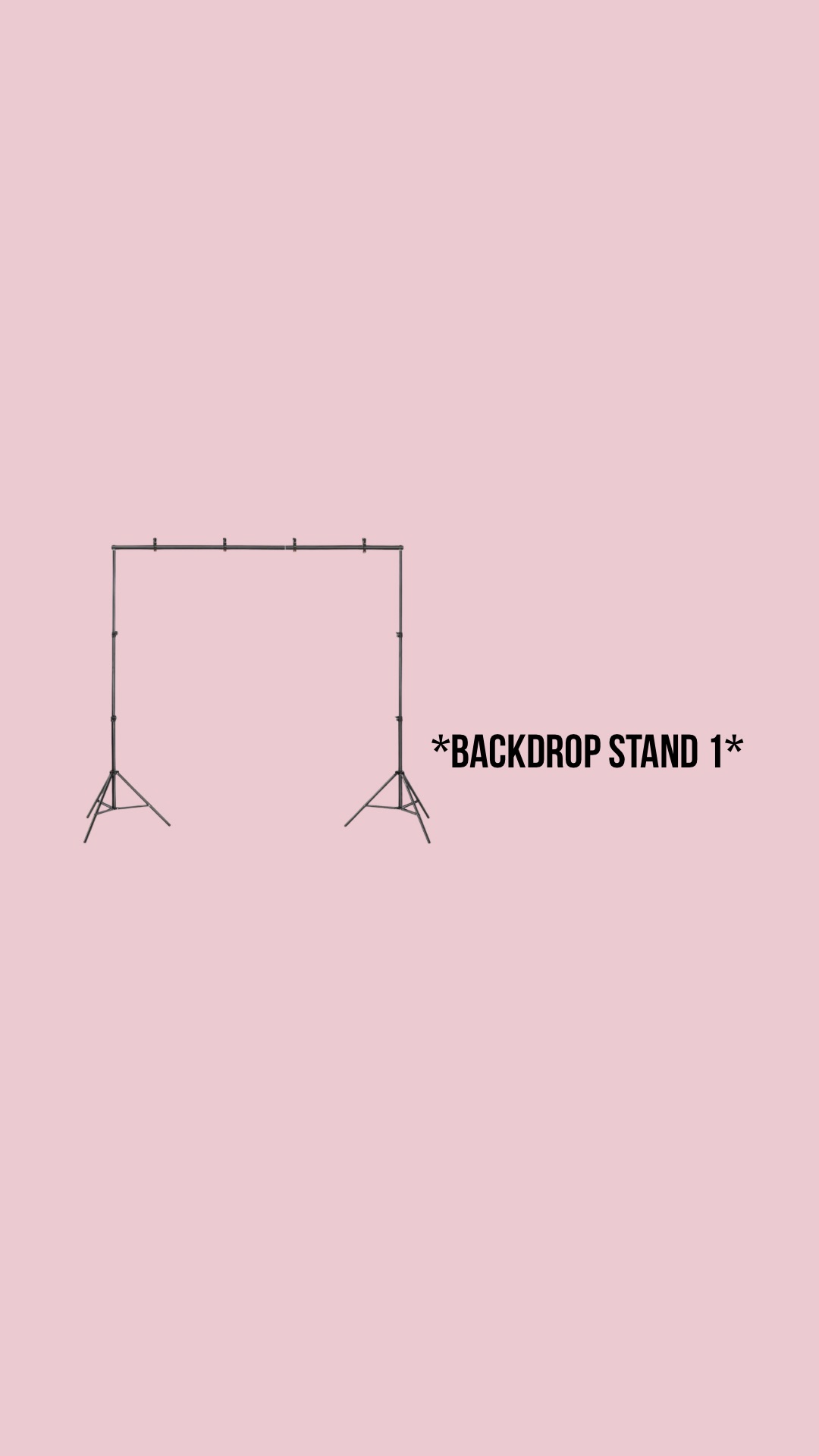 Backdrop stand (no colorama included) 2nd one