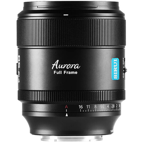 Siuri aurora 85mm f1.4 sony e fe mount full frame lens.