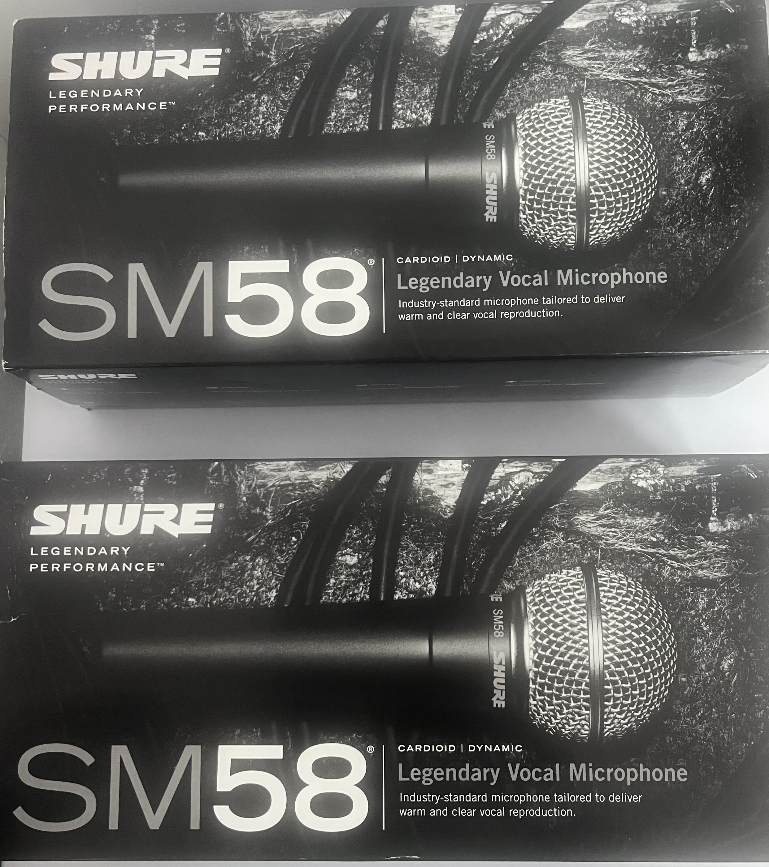 Shure sm58 microphone x2