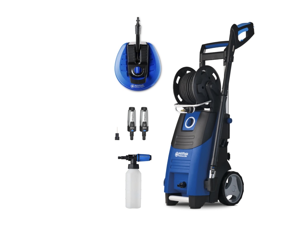 Nilfisk premium 200-15 høytrykkspyler med power patio