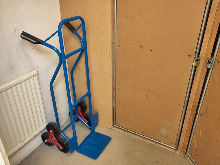 Trehjulig pirra - bra för trappor