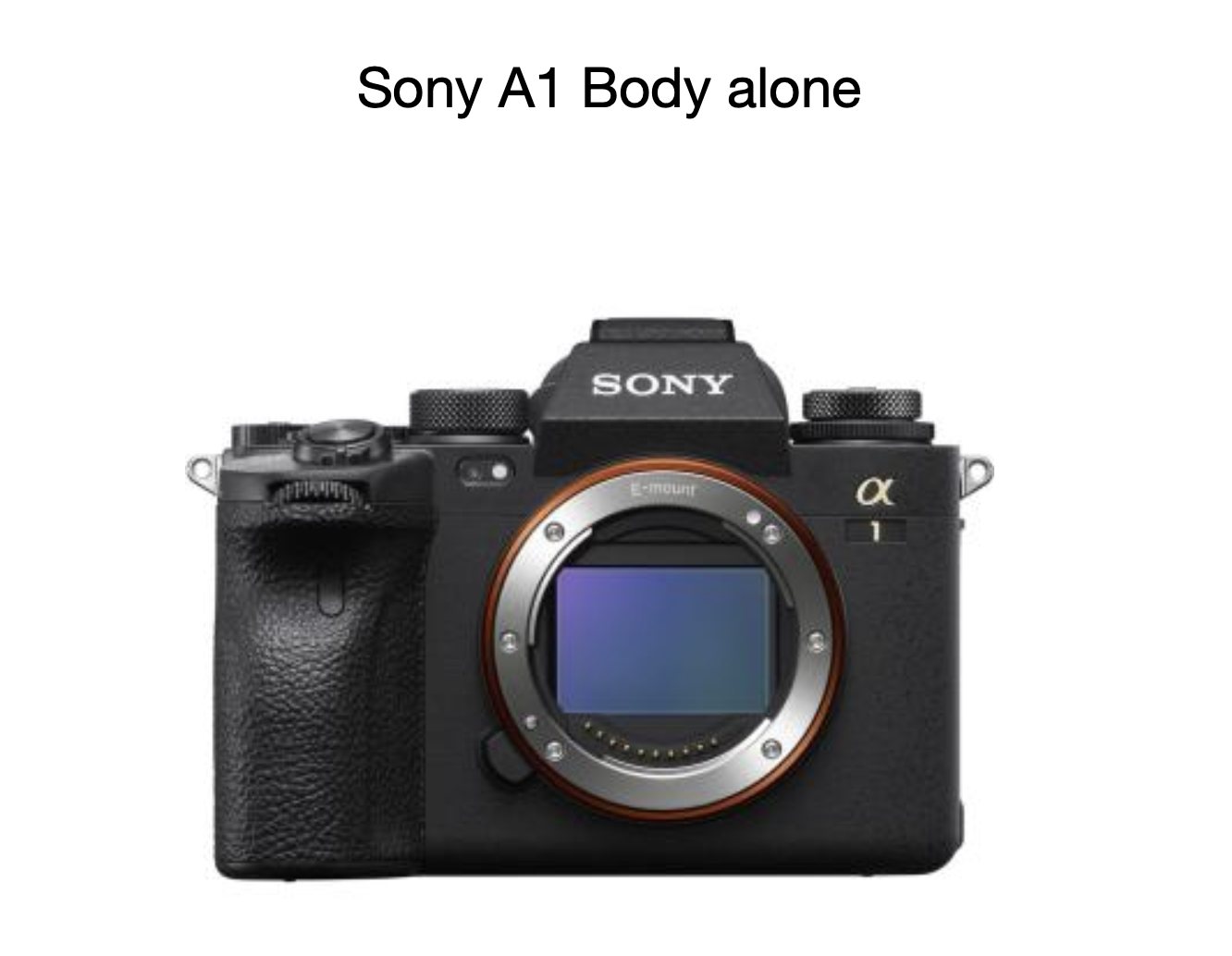 Sony alpha a1 body alone
