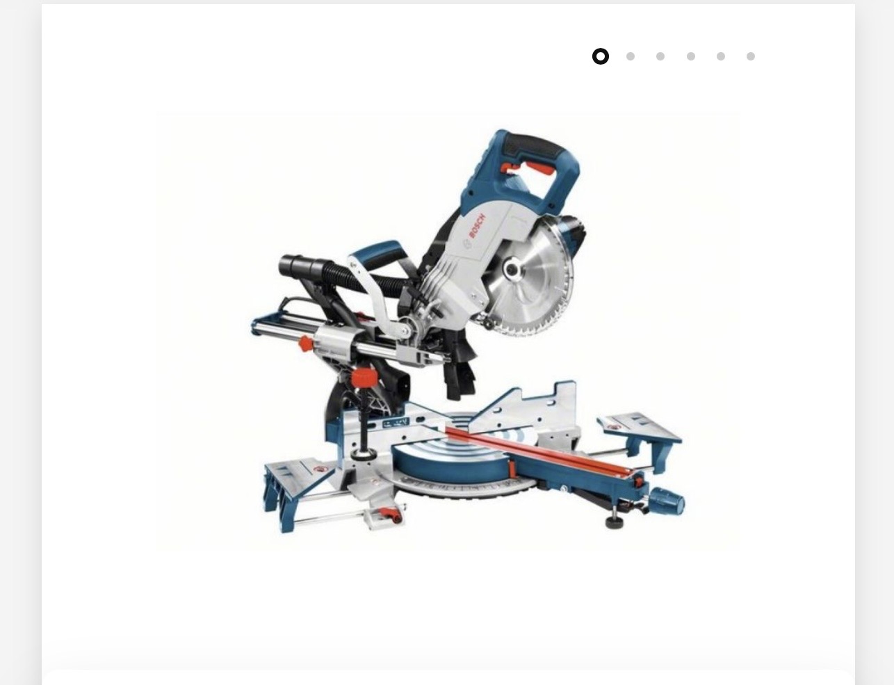 Bosch kappsag med stativ/bord