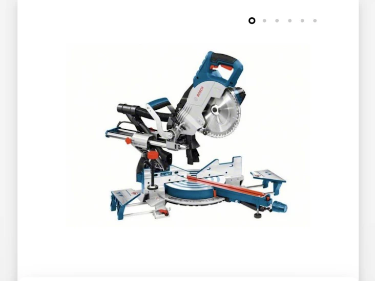 Bosch kappsag med stativ/bord