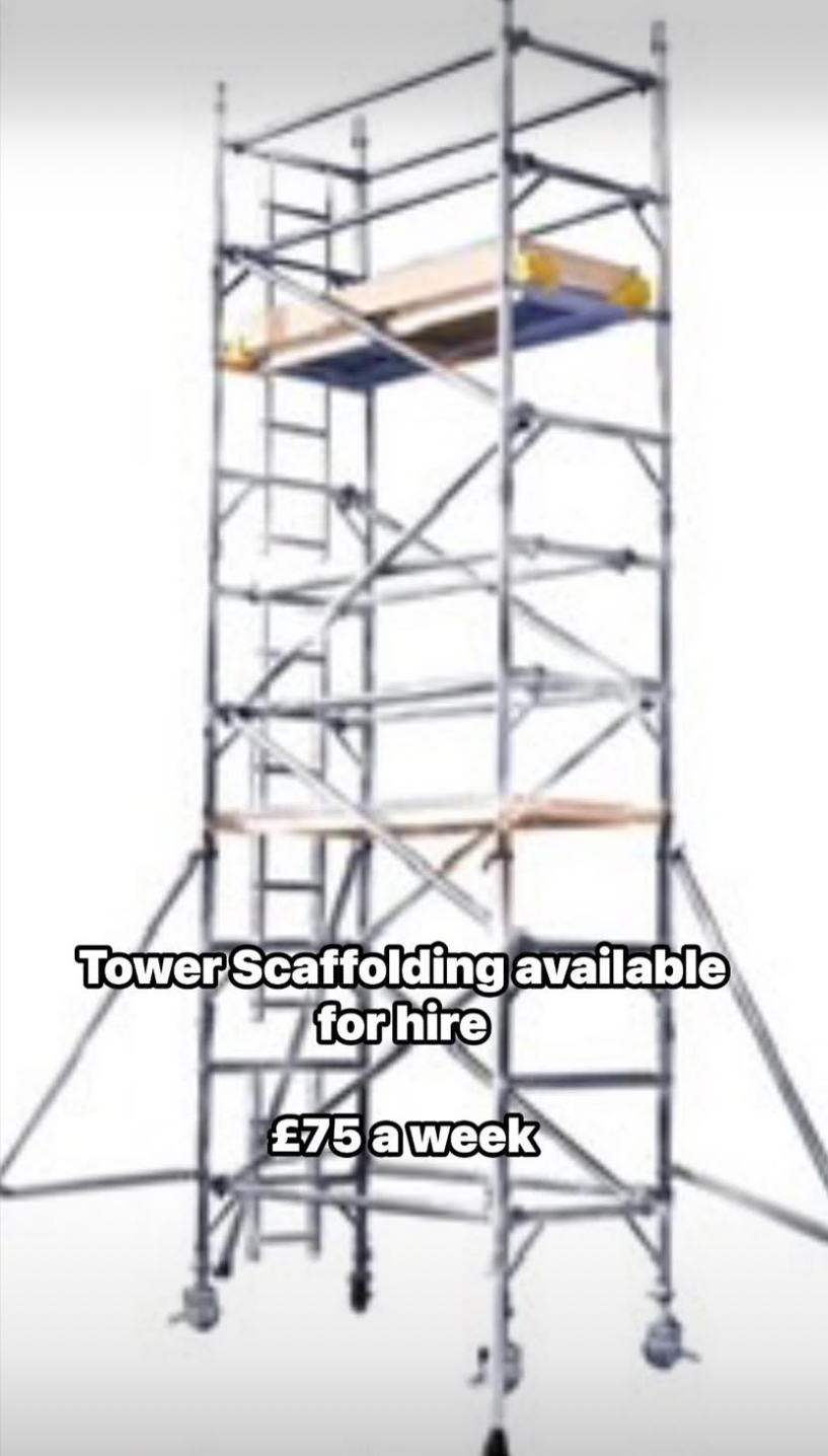 Portable scaffolding 