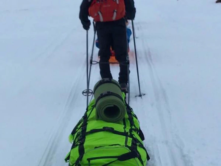 Fjellpulken transporter 155