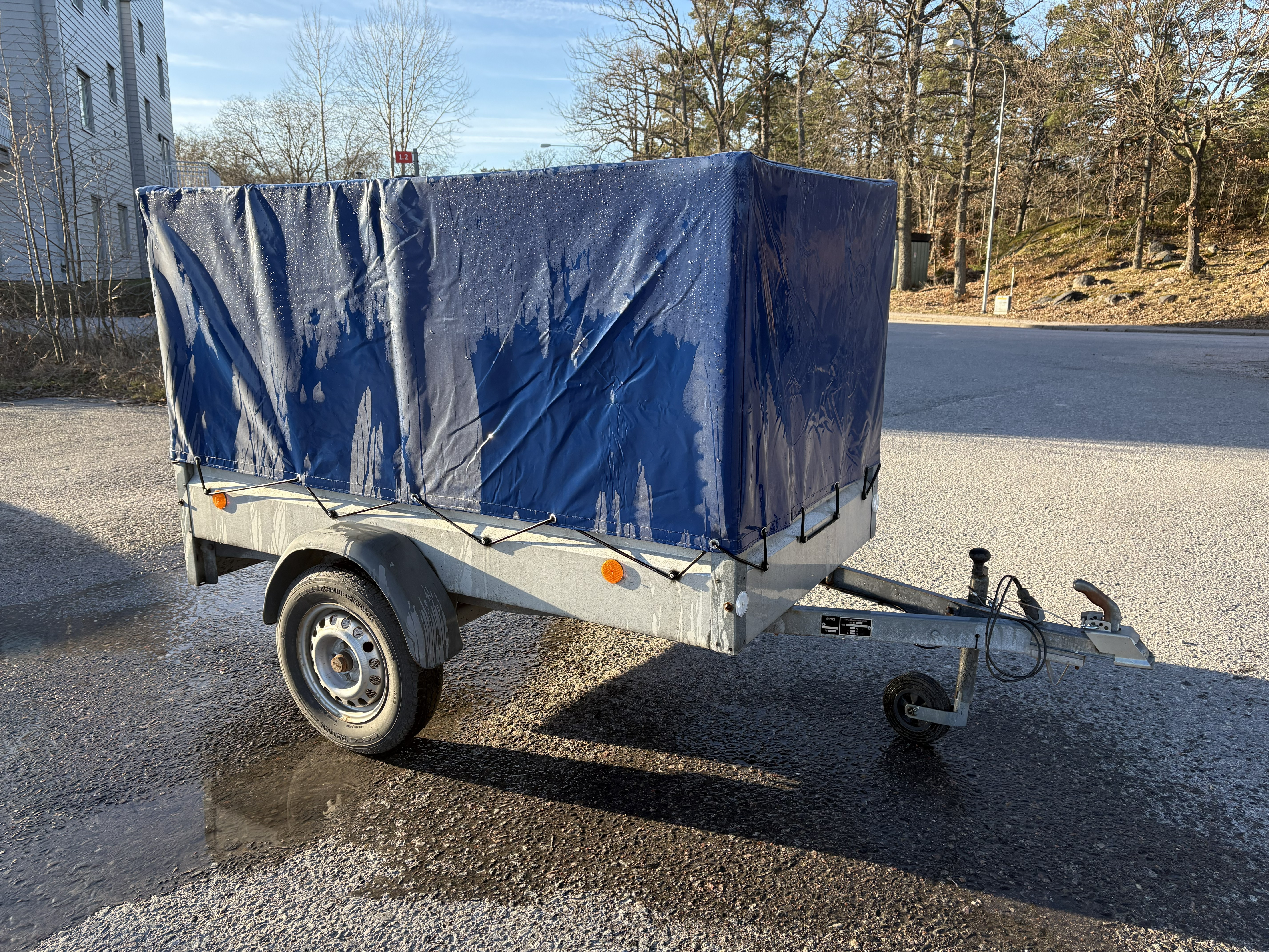 Släpvagn, 80km/h, obromsad