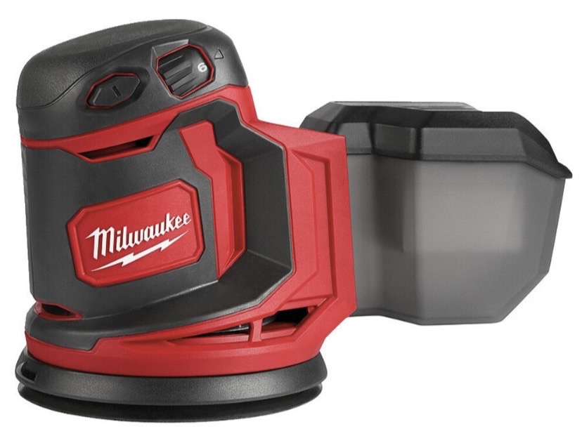 Milwaukee eksentersliper med batteri og lader