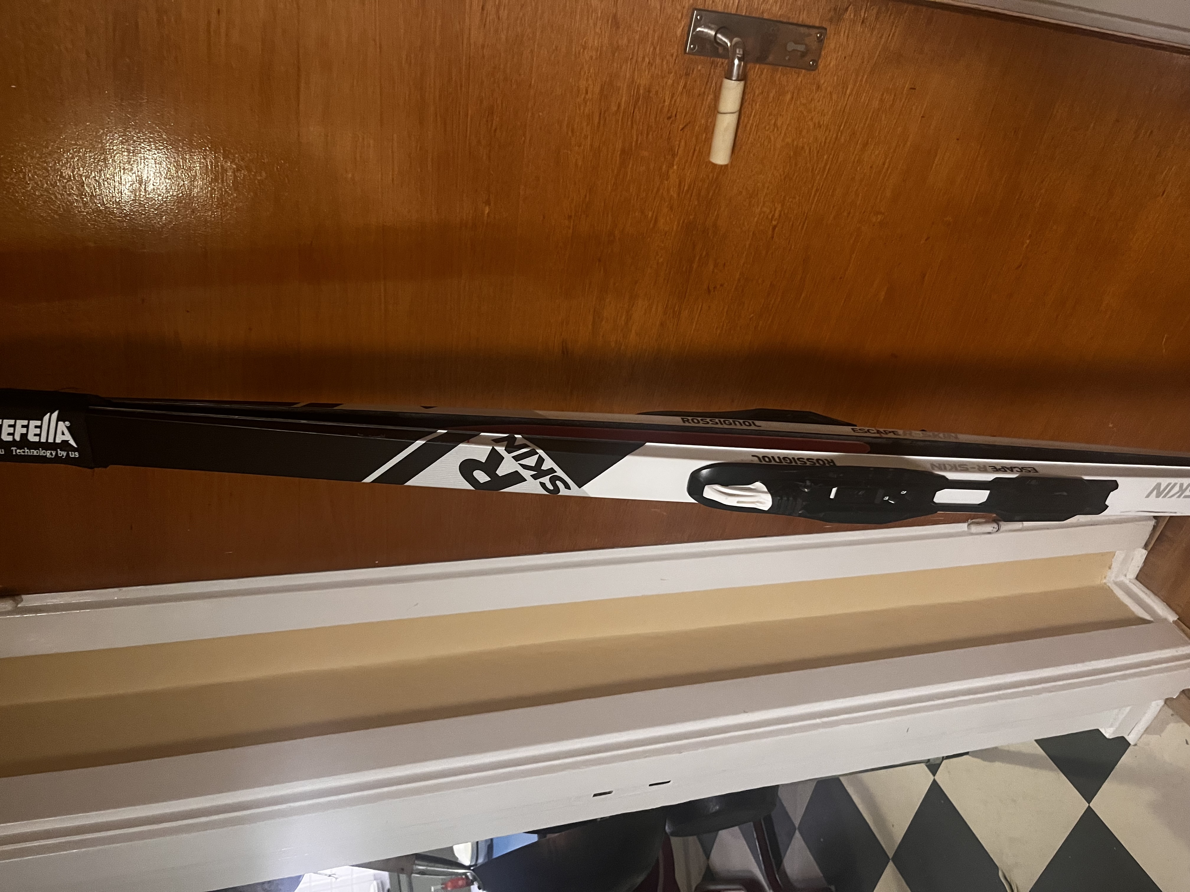 Skinsskidor 206cm rossignol inkl stavar