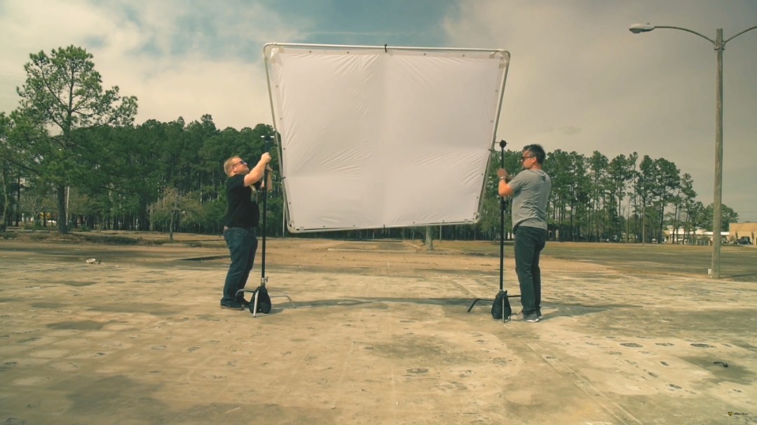 Butterfly 8x8' / 244x244cm diffusor overhead