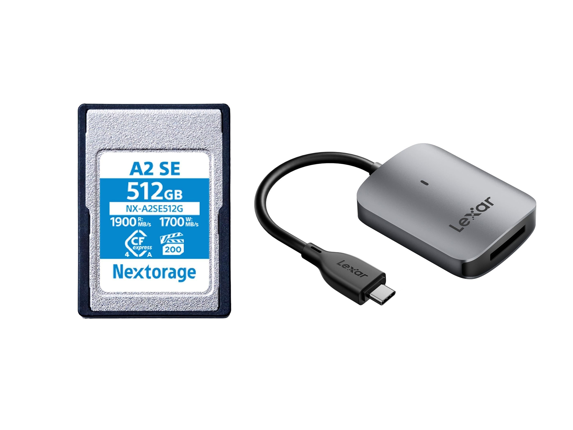 512gb sony cfexpress type a 4.0 card (vpg200) + lexar card reader