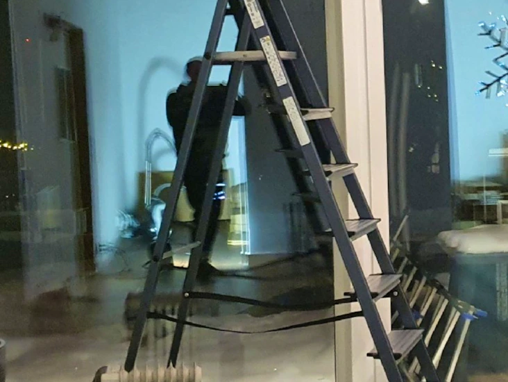 Hög stege 8 steg 1,7m