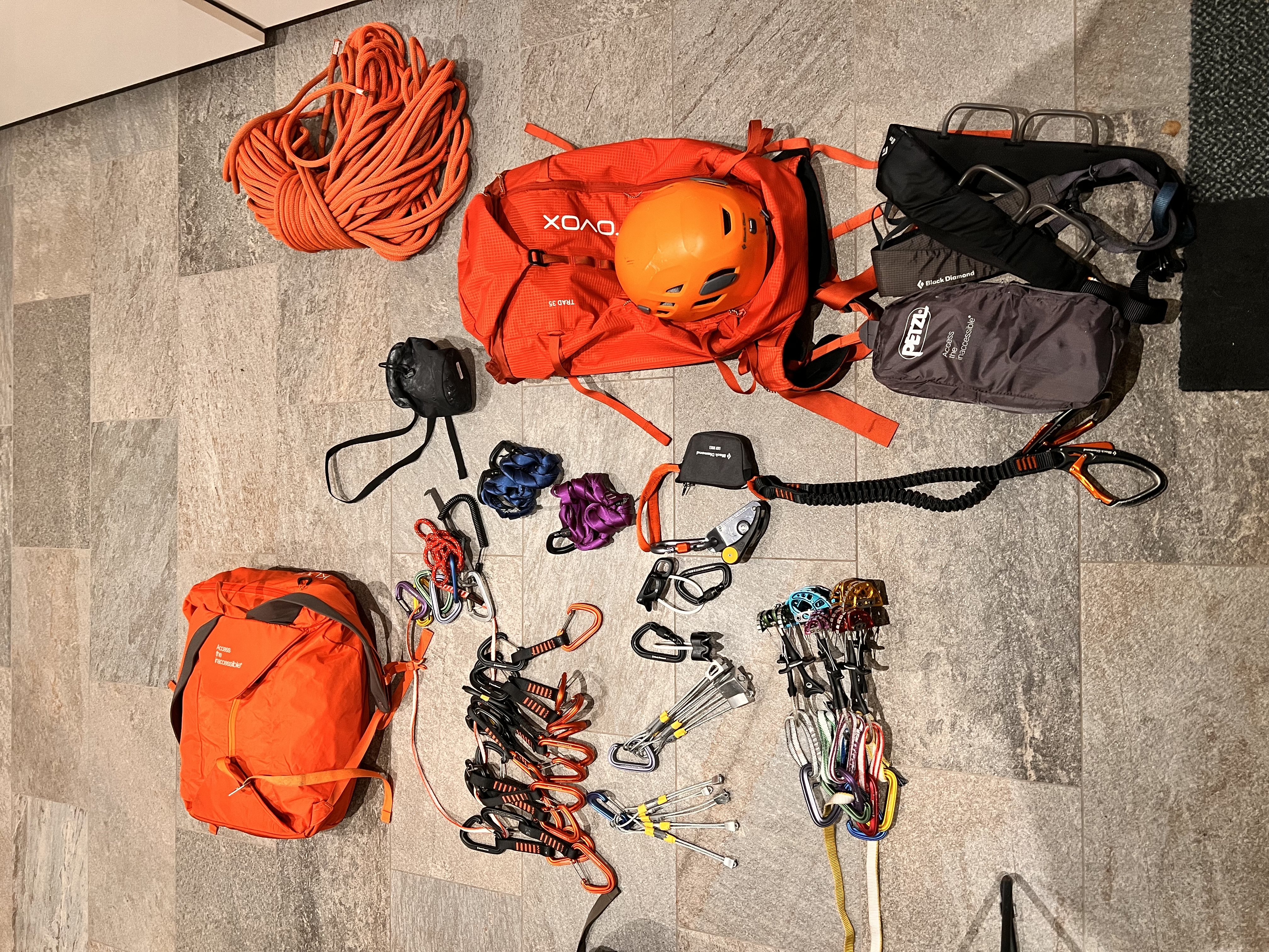 Trad/sports klatreutstyr 