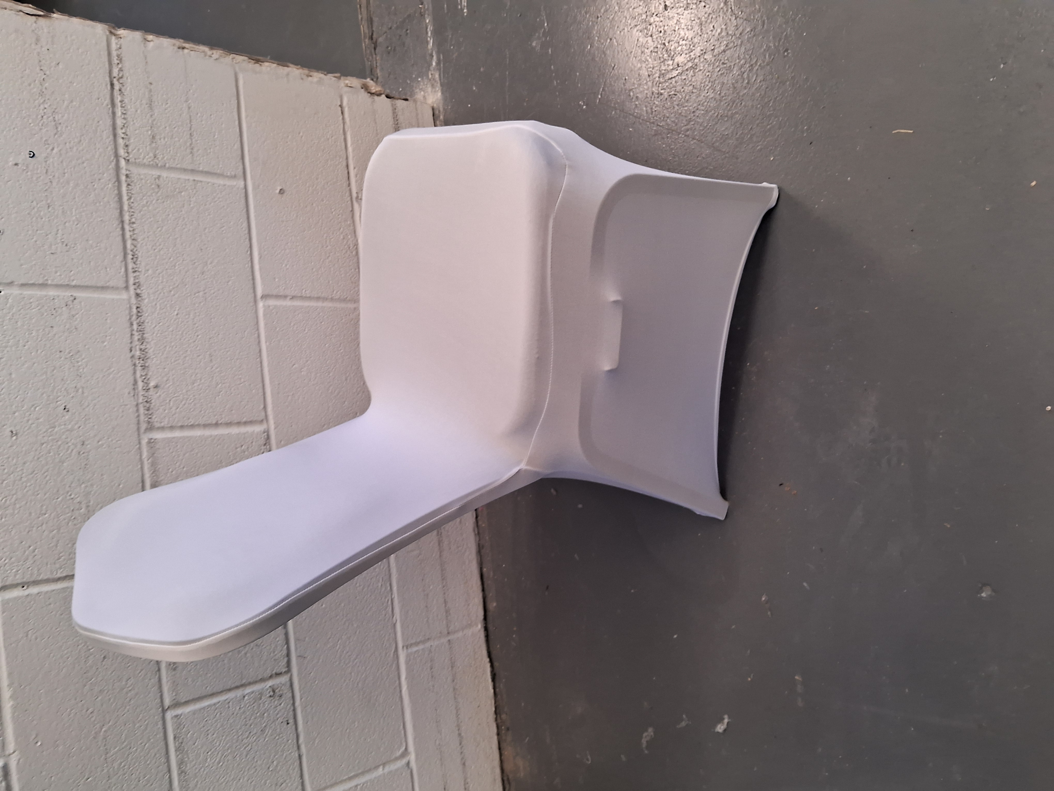 Function/party chair with white spandex cover 