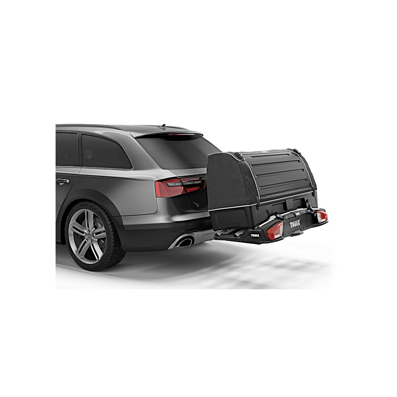 Thule velospace xt + backspace xt uthyres – perfekt för familjesemester, mtb och camping