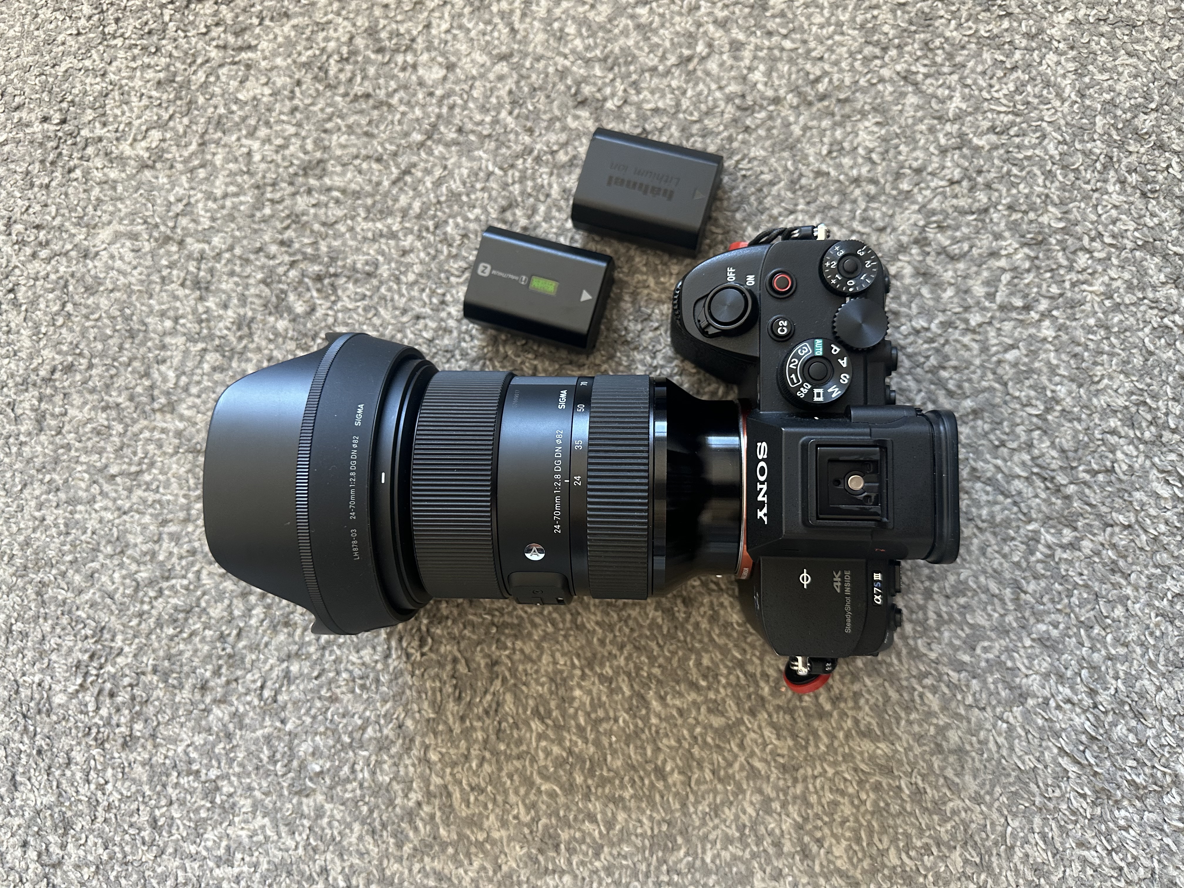 Sony a7s3 + 24-70mm sigma lens