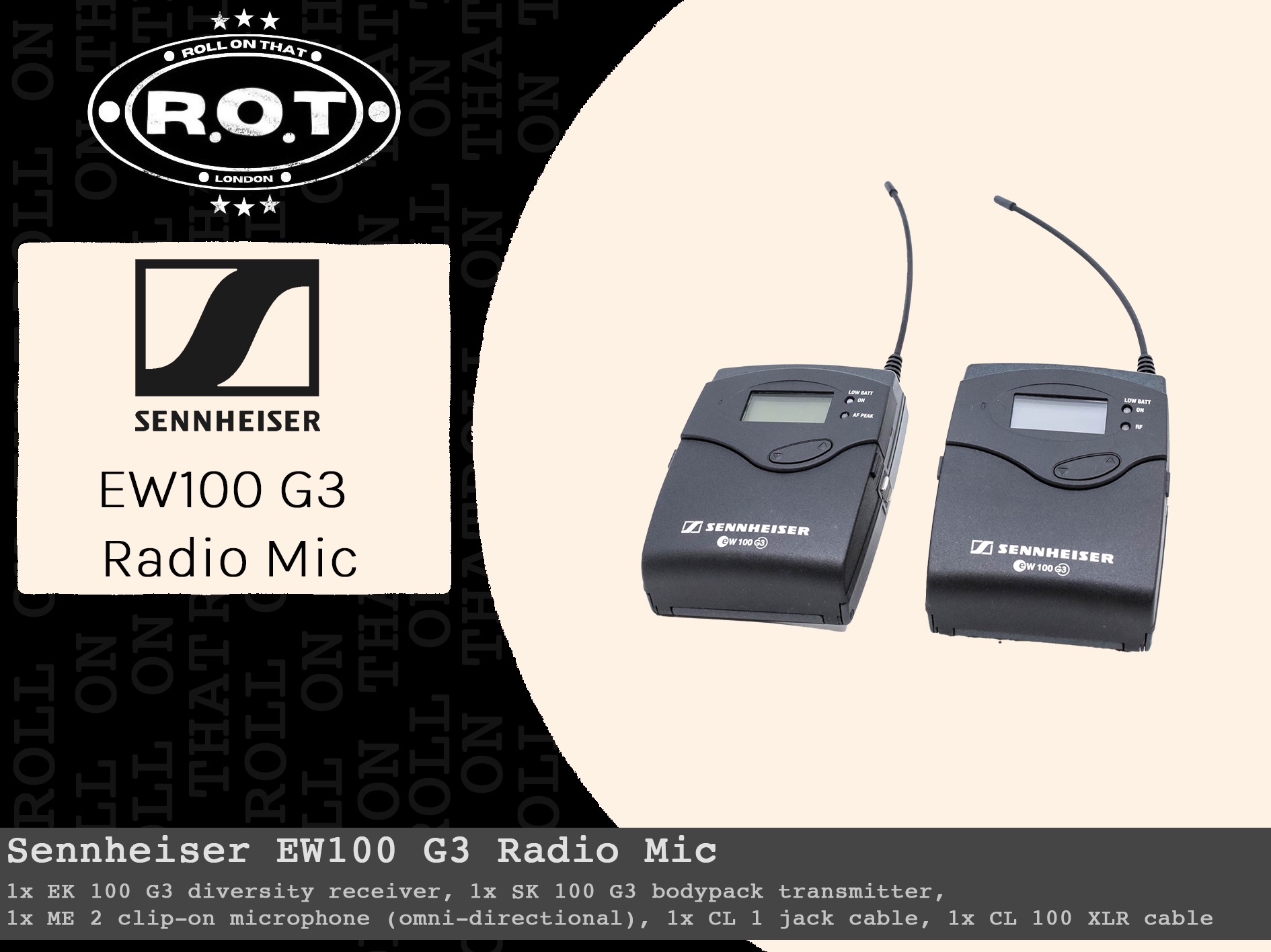 Sennheiser g3 radio mic kit