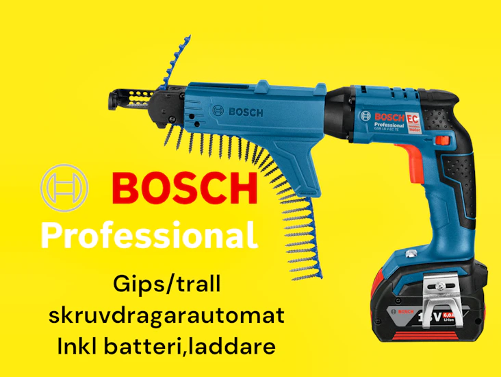 Gips/trall skruvdragare batteri bosch proffs