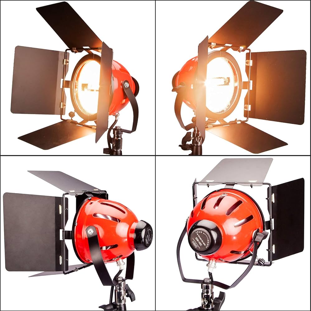 3x 800w tungsten redhead spotlight