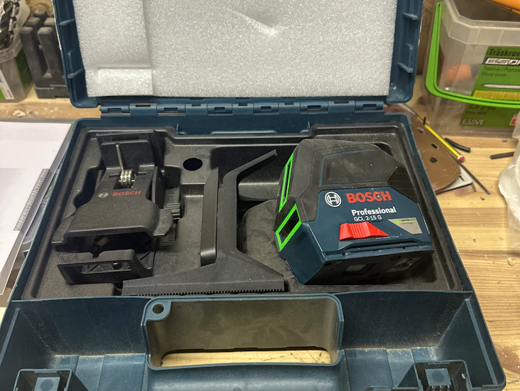 Krysslaser med grønn laser, bosch proff